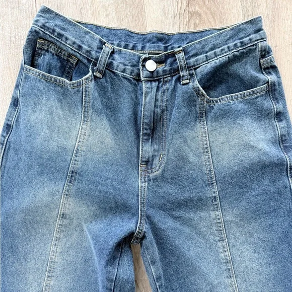 Cider High Rise Cargo Utility Jeans - Picture 3 of 7